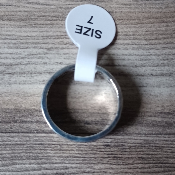 Dandelion silver ring sz 7 - Picture 3 of 3